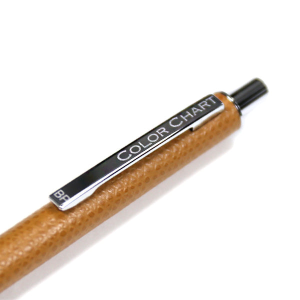 Color Chart Leather-Wrapped Ballpoint Pen