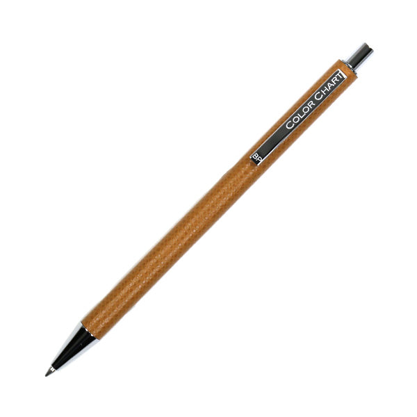 Color Chart Leather-Wrapped Ballpoint Pen
