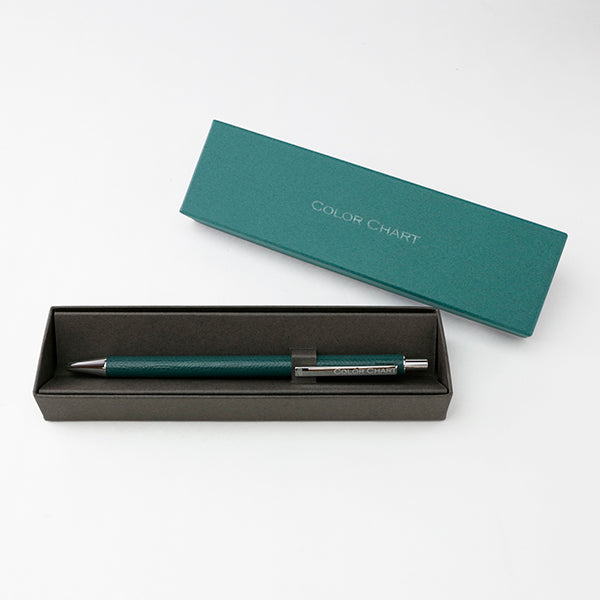 Color Chart Leather-Wrapped Ballpoint Pen