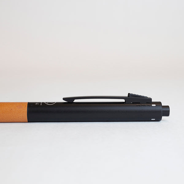 Romeo 4 in 1 Pen - Brown Leather Grip