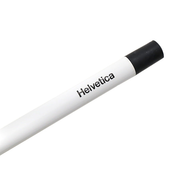 Helvetica Eaton Pencil - White