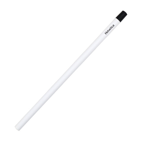 Helvetica Eaton Pencil - White