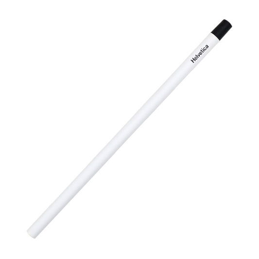 Helvetica Eaton Pencil - White
