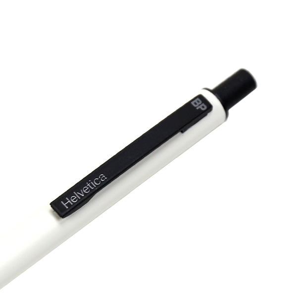 Helvetica Ballpoint Pen - White