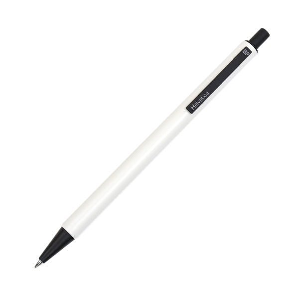 Helvetica Ballpoint Pen - White