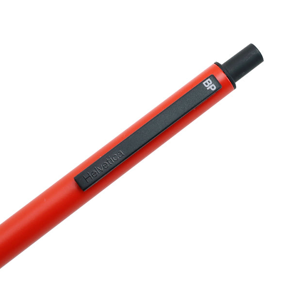 Helvetica Ballpoint Pen - Red